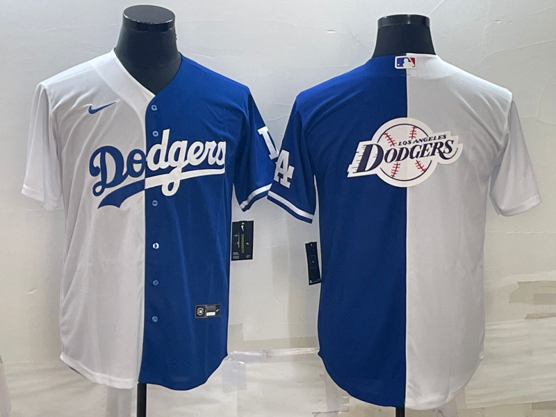 Men's Los Angeles Dodgers White/Blue Baseball Jersey
